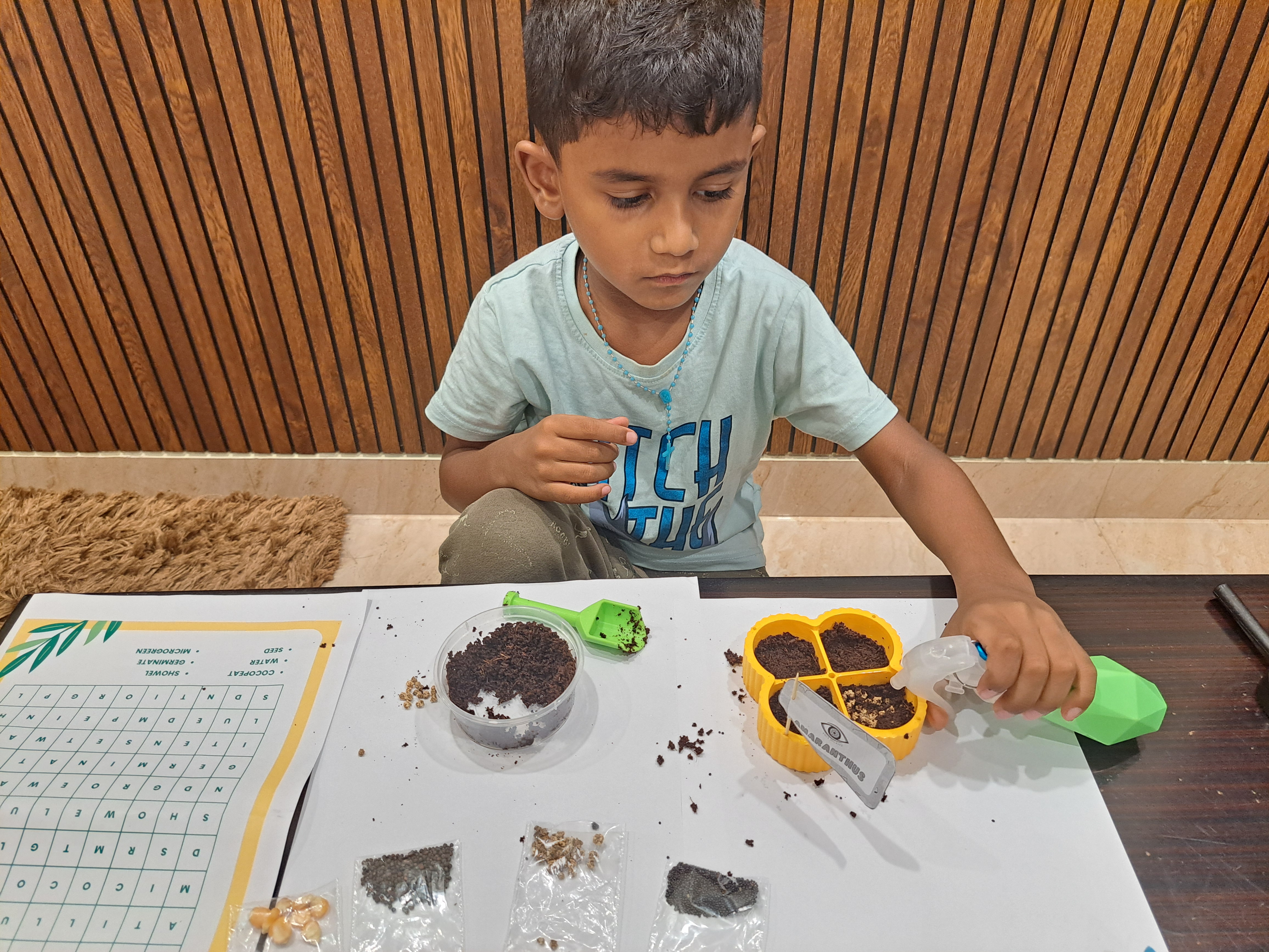 Kid using the product